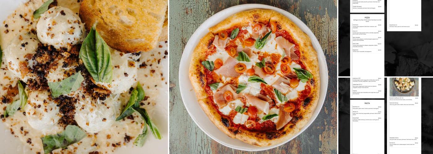 Piccolo Kitchen Bar Menu