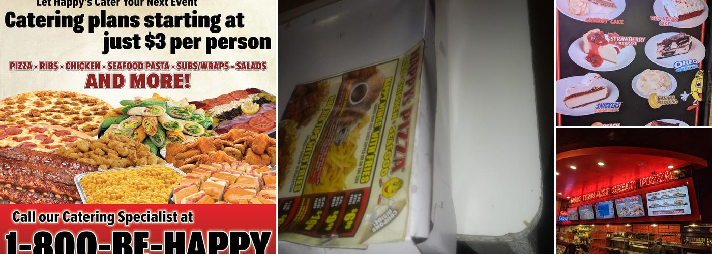 Happy's Pizza Menu