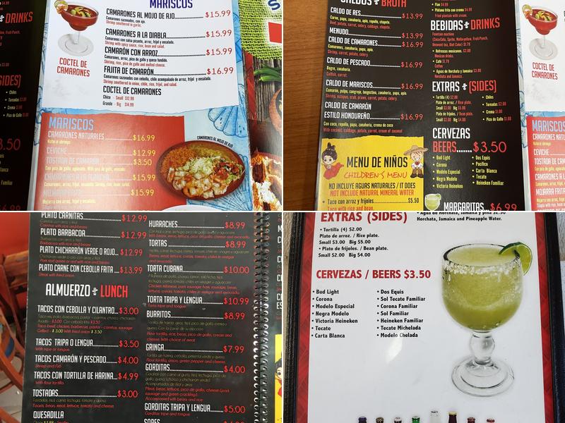 San Luis Grill Menu