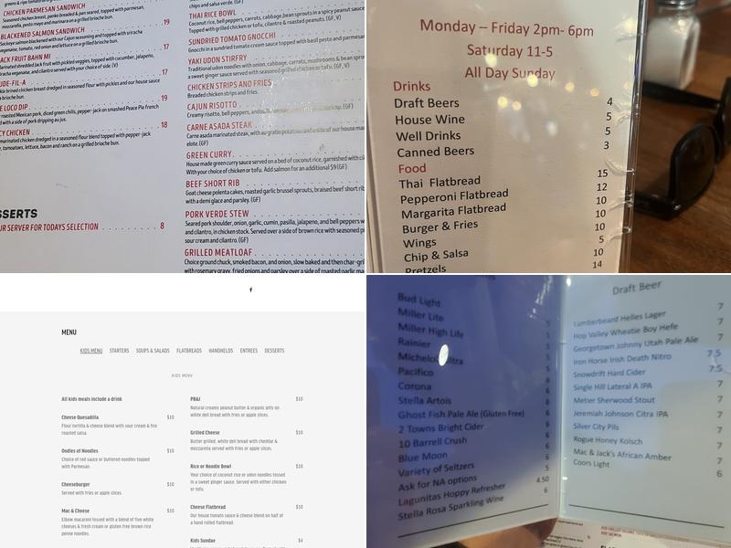 Saranac Public House Menu