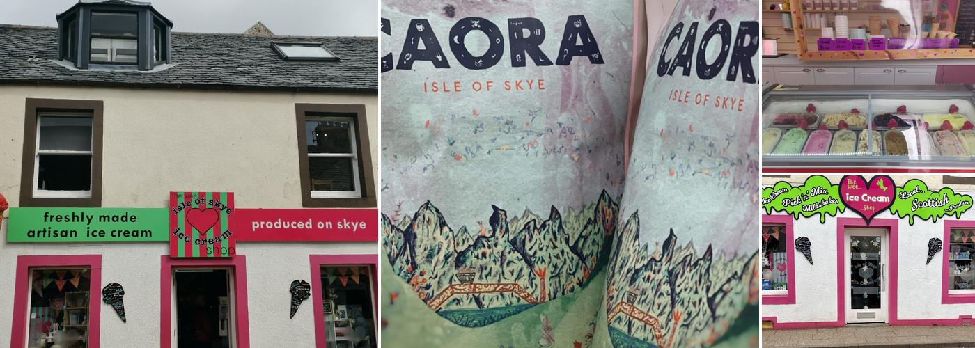 The wee Isle of Skye ice cream shop