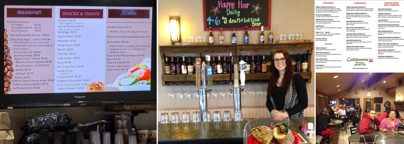 Cozy Coffee & Bistro Menu