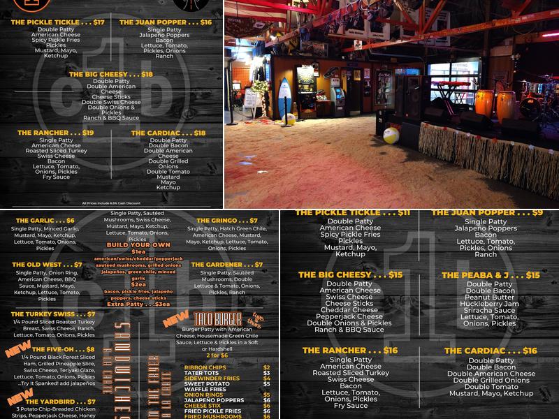 1 Cruisers Boulevard Menu