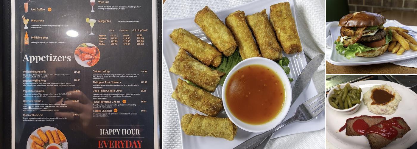 Christine's Casual Dining Menu