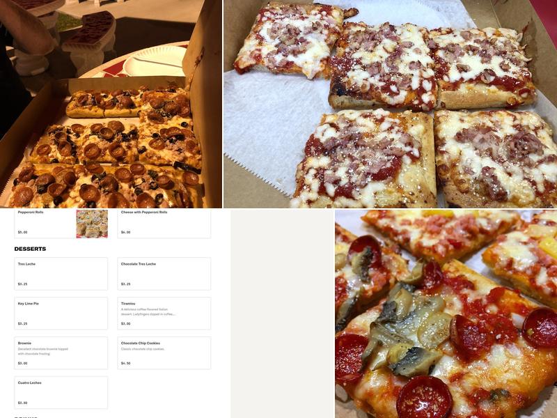 Frankie's Pizza Menu