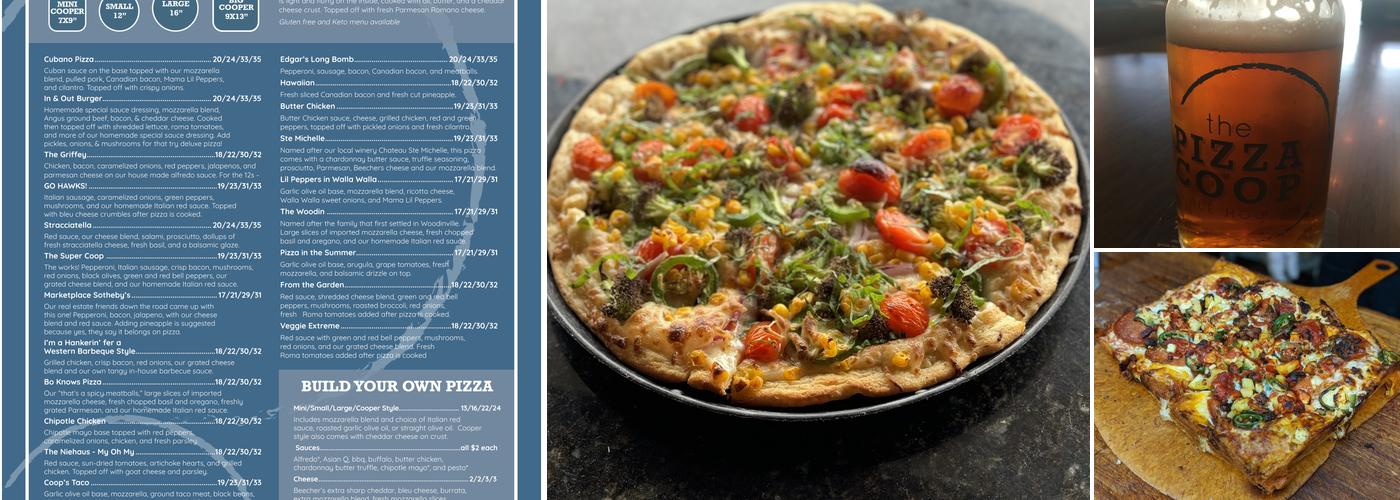 The Pizza Coop & Ale House Menu