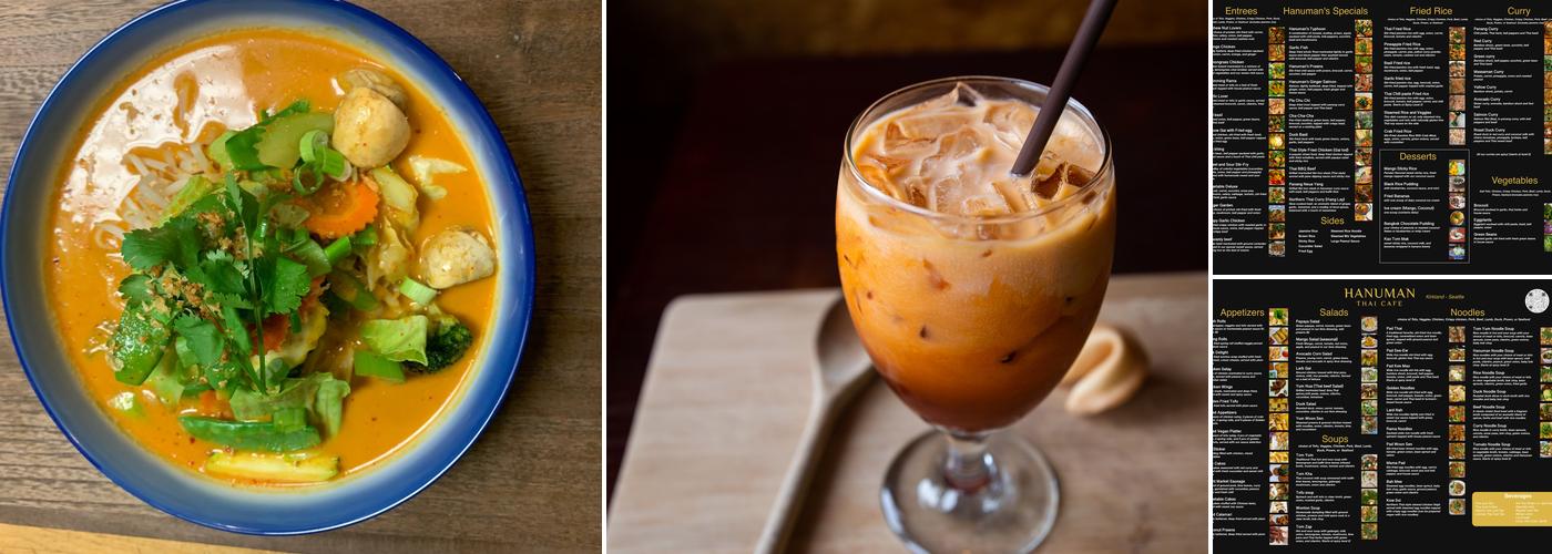 Hanuman Thai Cafe Kirkland Menu
