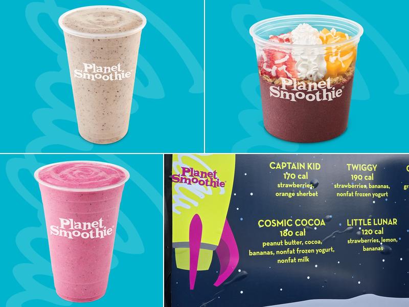 Planet Smoothie Menu