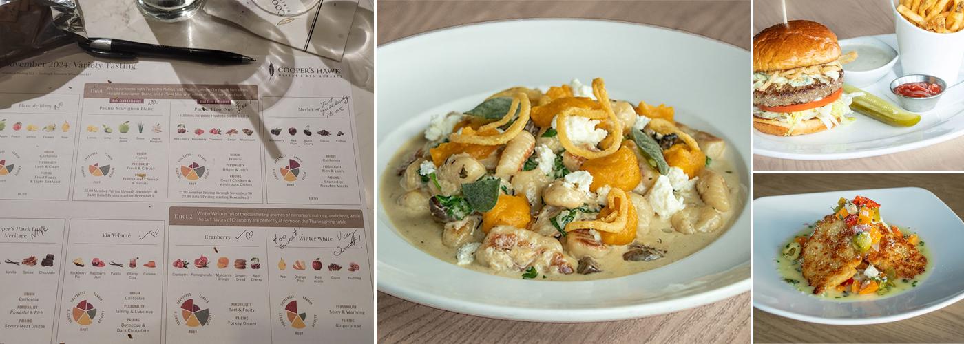 Cooper's Hawk Winery & Restaurant- Liberty Township, OH Menu