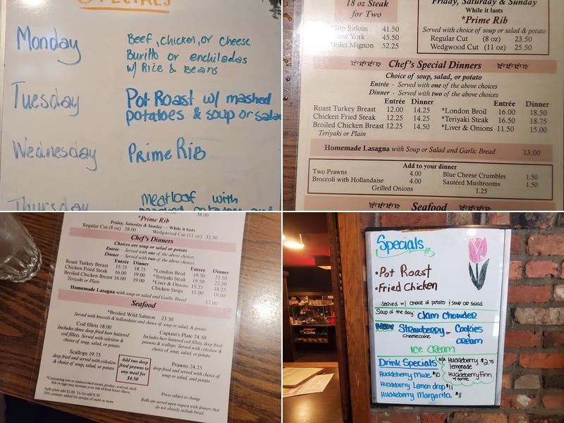 Wedgwood Broiler Menu