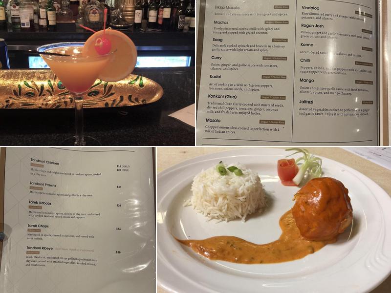 Indian Spice Train Menu