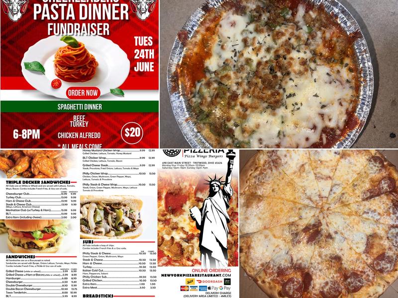 New York Pizzeria Restaurant Menu
