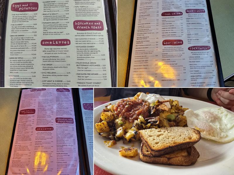 Old Town Cafe Menu