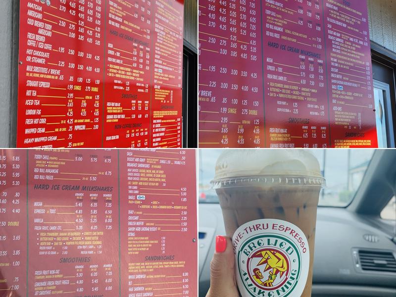 Brewed Awakening Menu