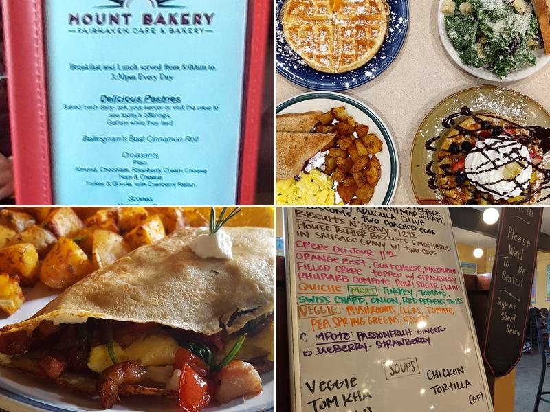 Mount Bakery Cafe Fairhaven Menu