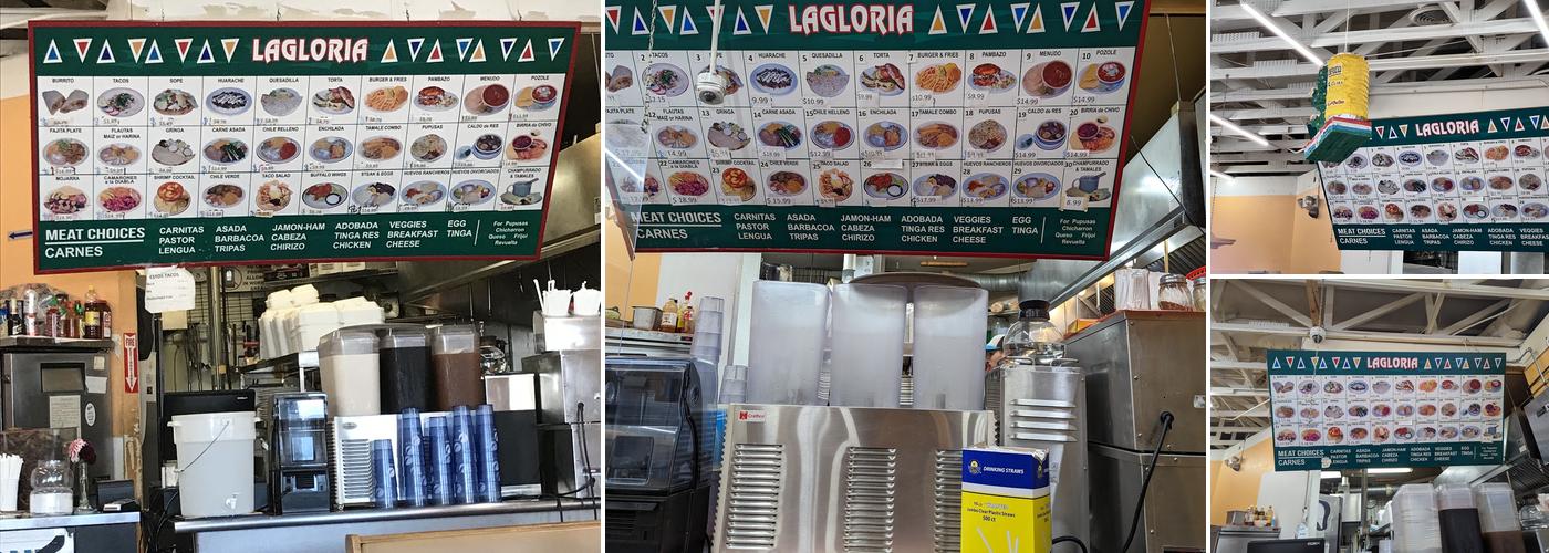 La Gloria Market Menu