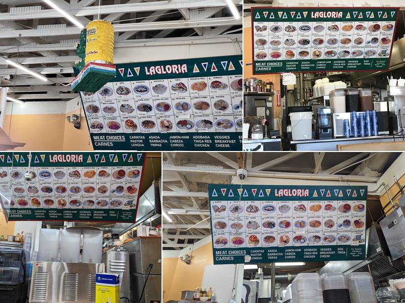 La Gloria Market Menu