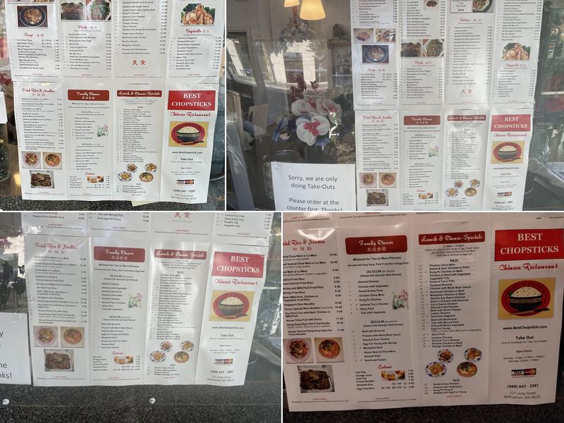 Best Chopsticks Menu