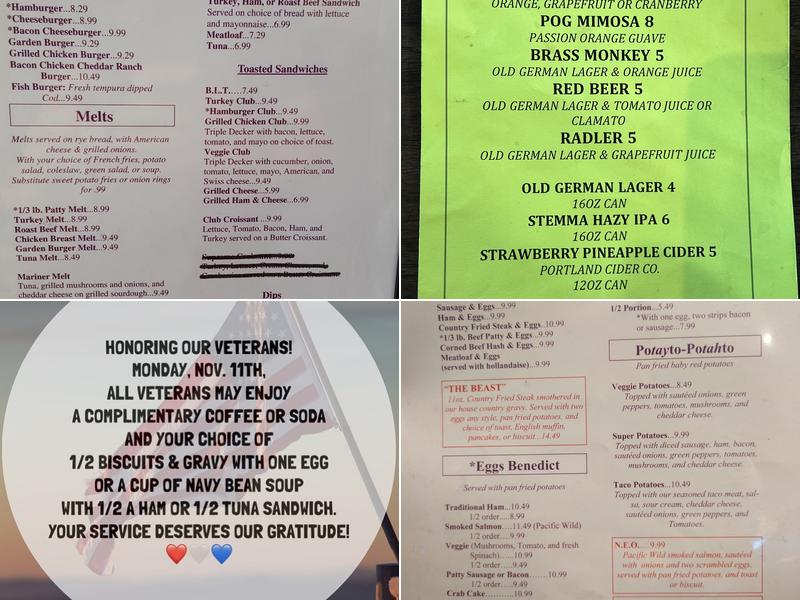 Arlis's Restaurant Menu