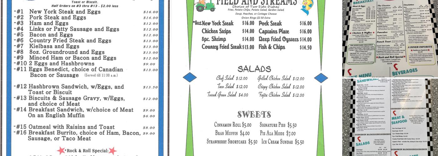 Our Diner Menu