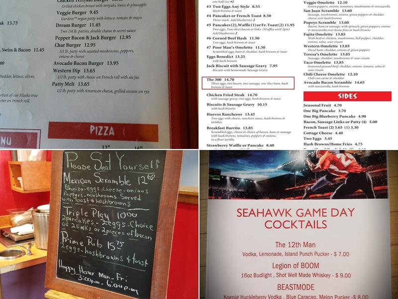 San Juan Lanes Bar & Grill Menu