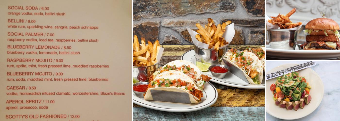 Scotty Browns Barkley Village Menu