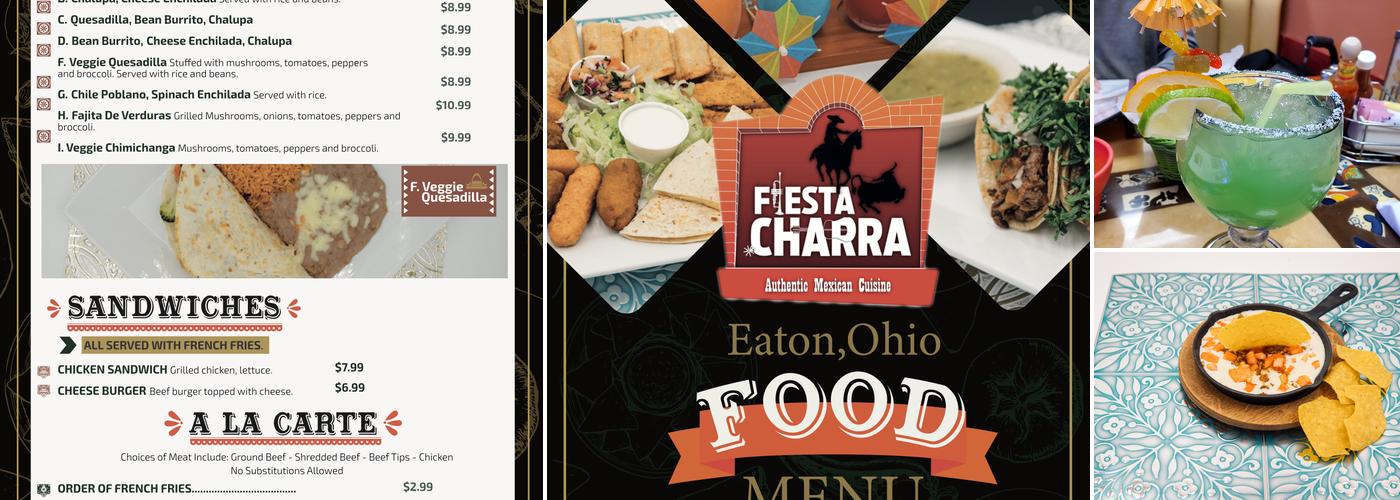 Fiesta Charra Menu