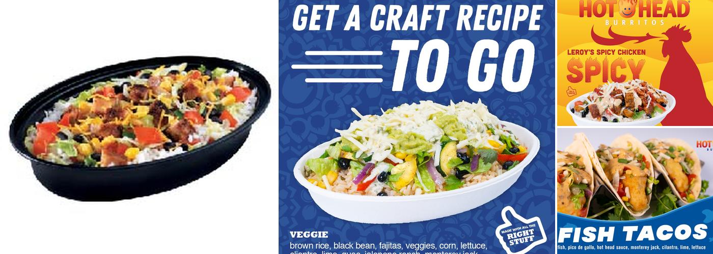 Hot Head Burritos Menu