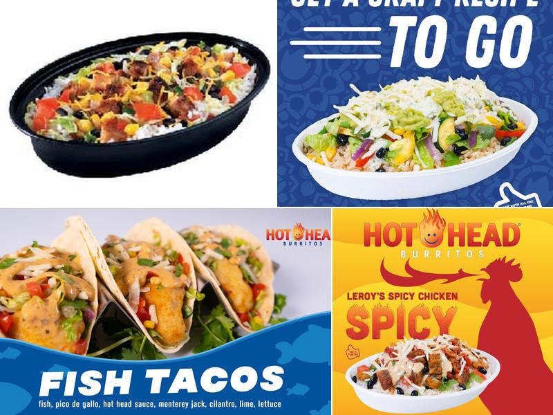 Hot Head Burritos Menu