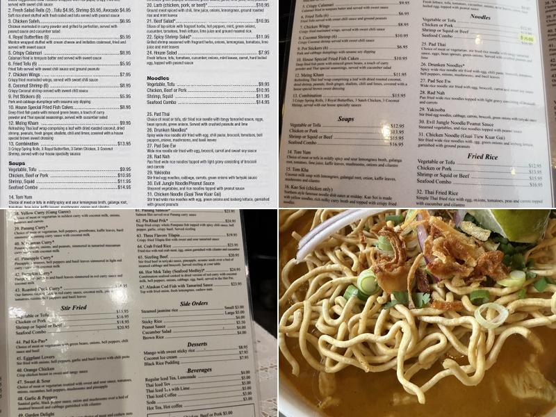 Thai Elephant Menu