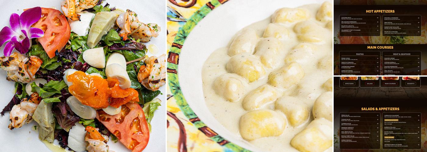 Cafe Prima Pasta Menu