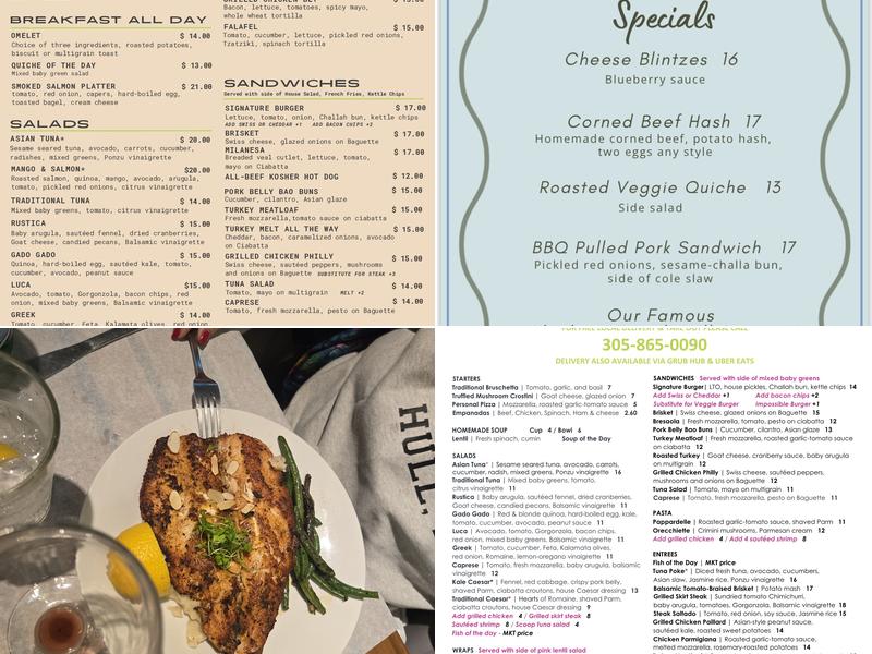 Open Kitchen Menu