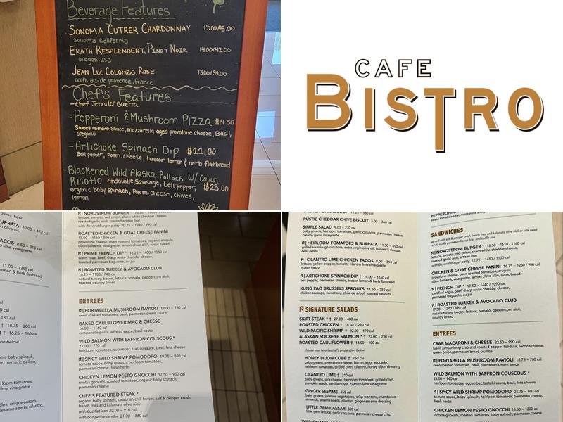 Cafe Bistro Menu