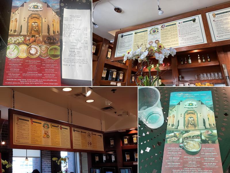 Urth Caffe Menu
