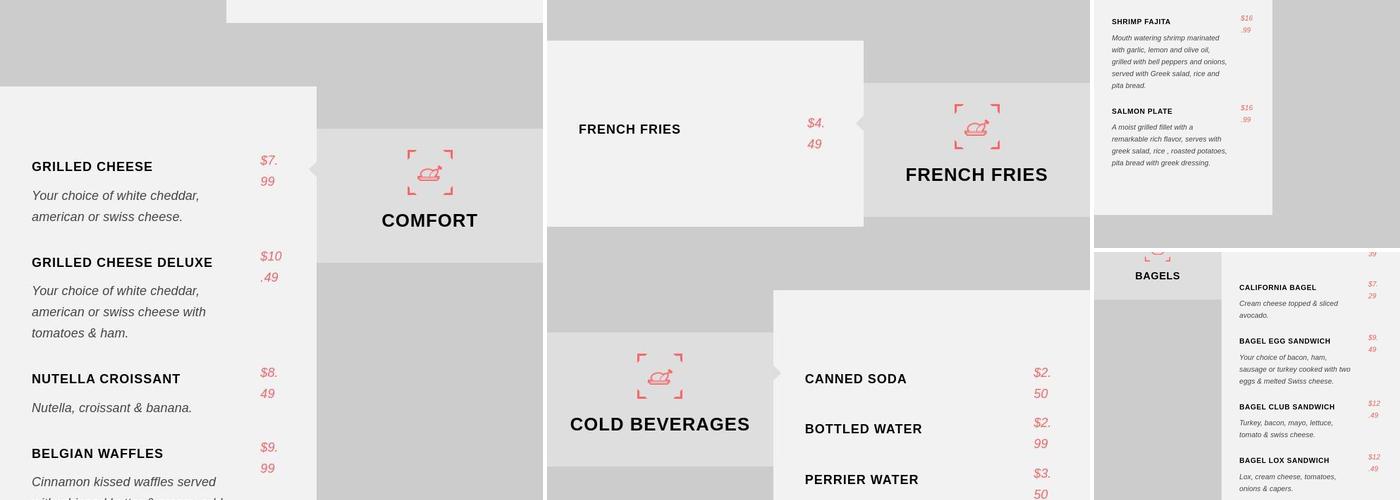 Arda's Cafe Menu