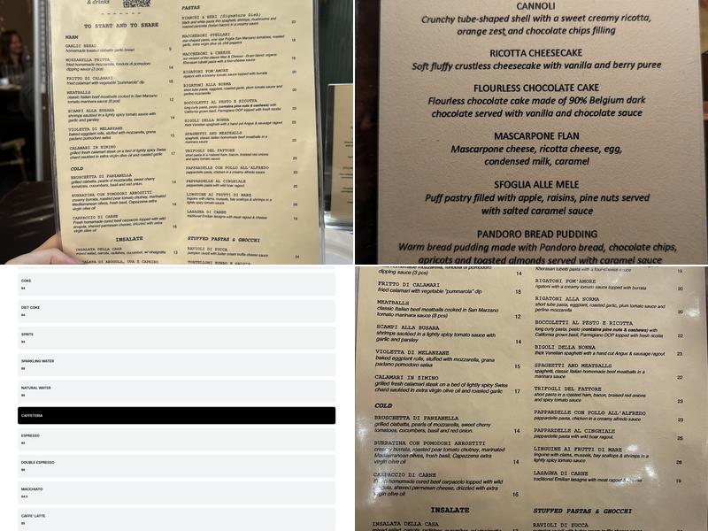 Maccheroni Republic Menu