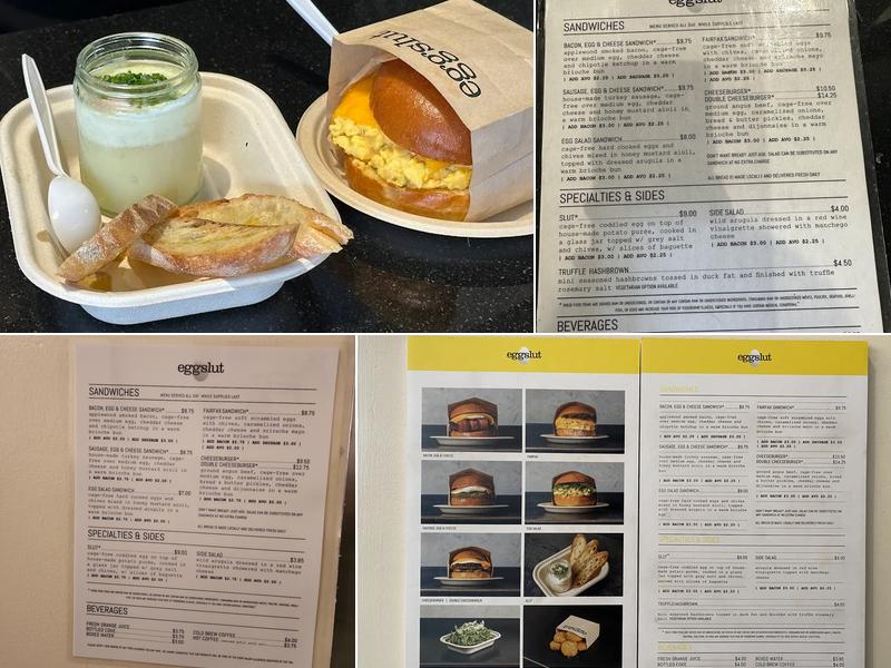 Eggslut Menu