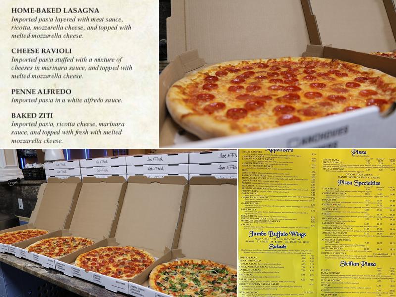 Anthony's Pizza Menu