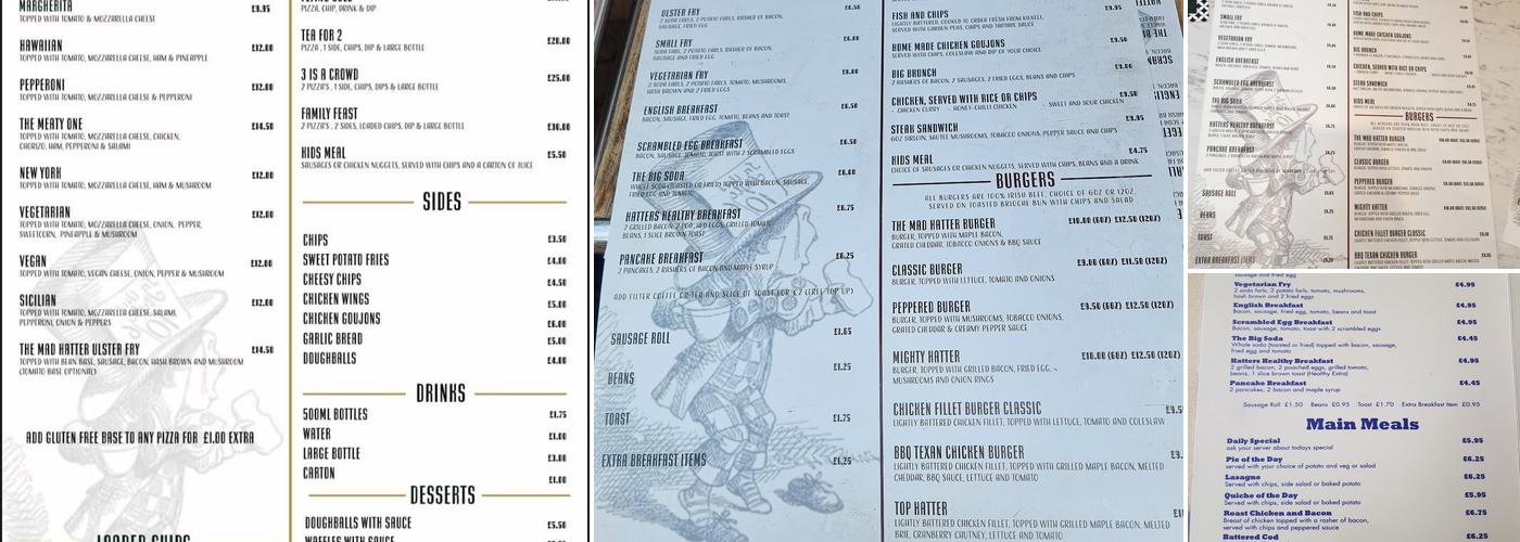 Mad Hatter Café Menu