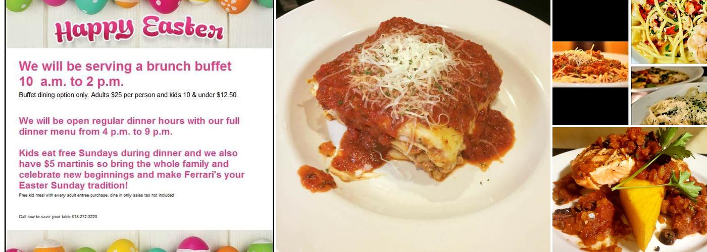 Ferrari's Little Italy and Bakery Menu