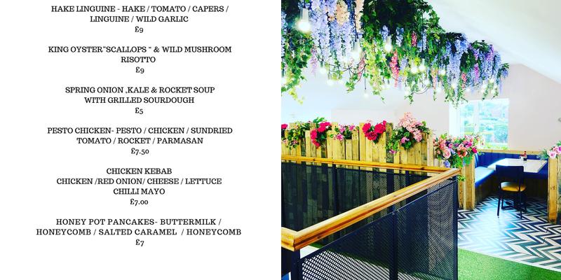 The Corner House Menu