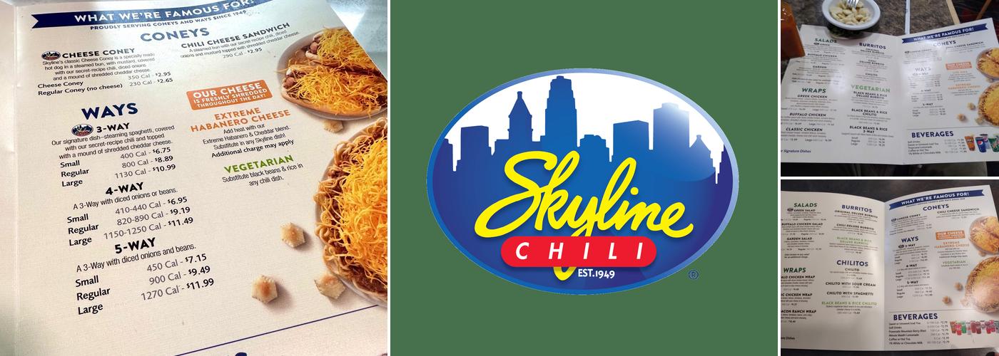 Skyline Chili Menu