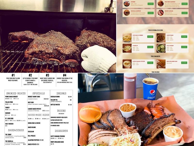 Porter's Real Barbecue Menu