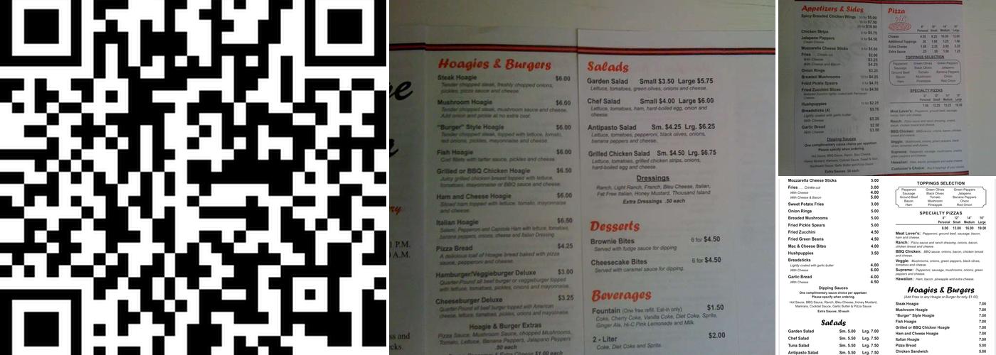 Newtown Village Tavern Pizza Menu