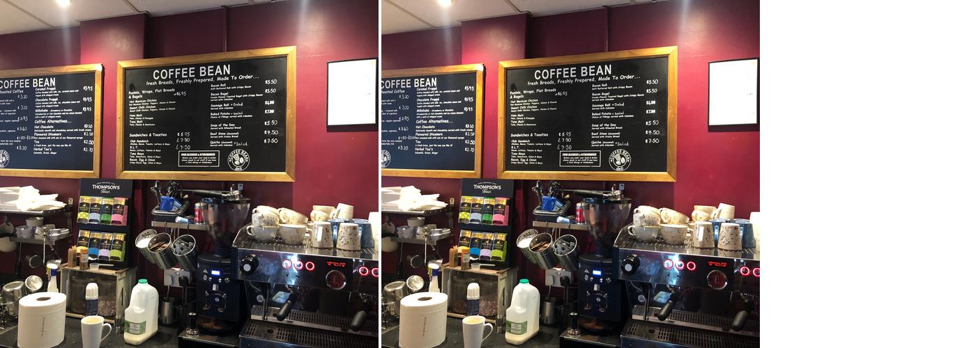 Coffee Bean Deli Menu