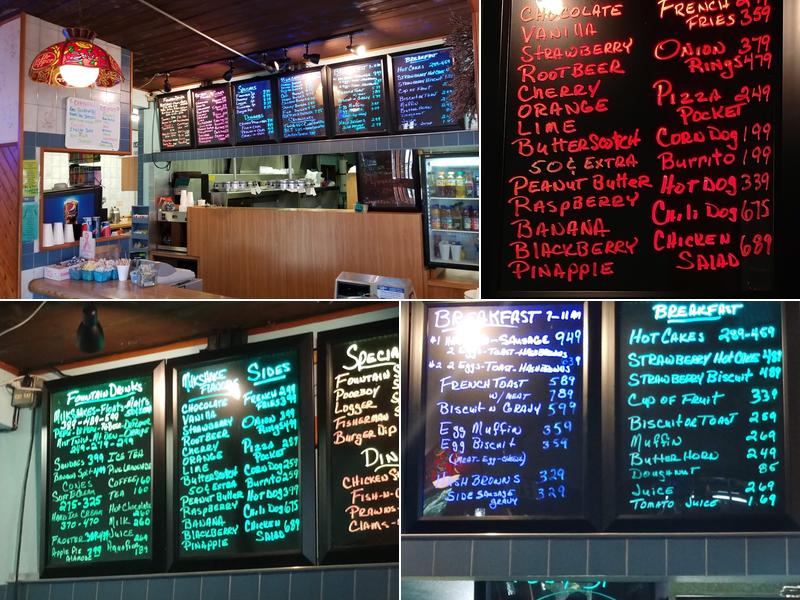 Fountain Drive-In Menu