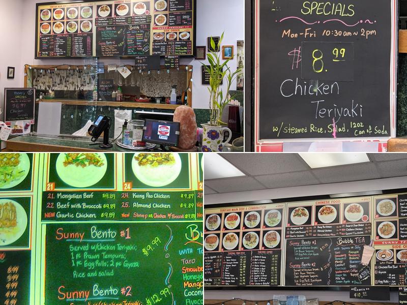 Sunny Teriyaki Menu