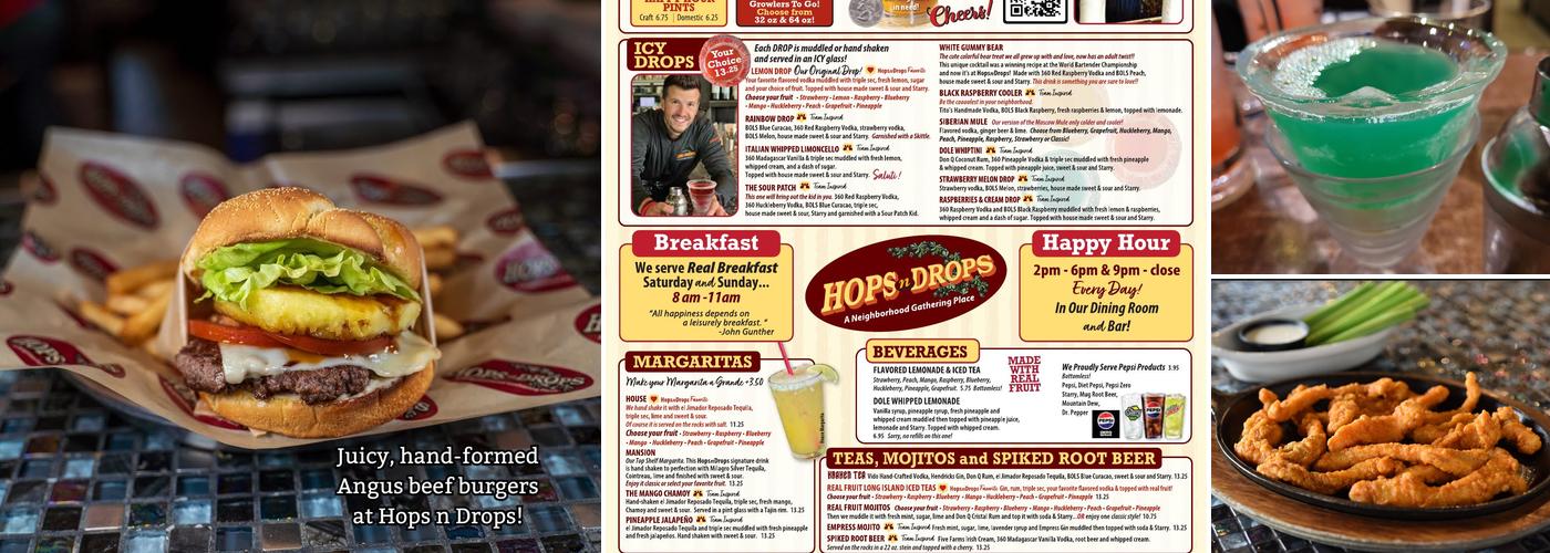 Hops n Drops Menu
