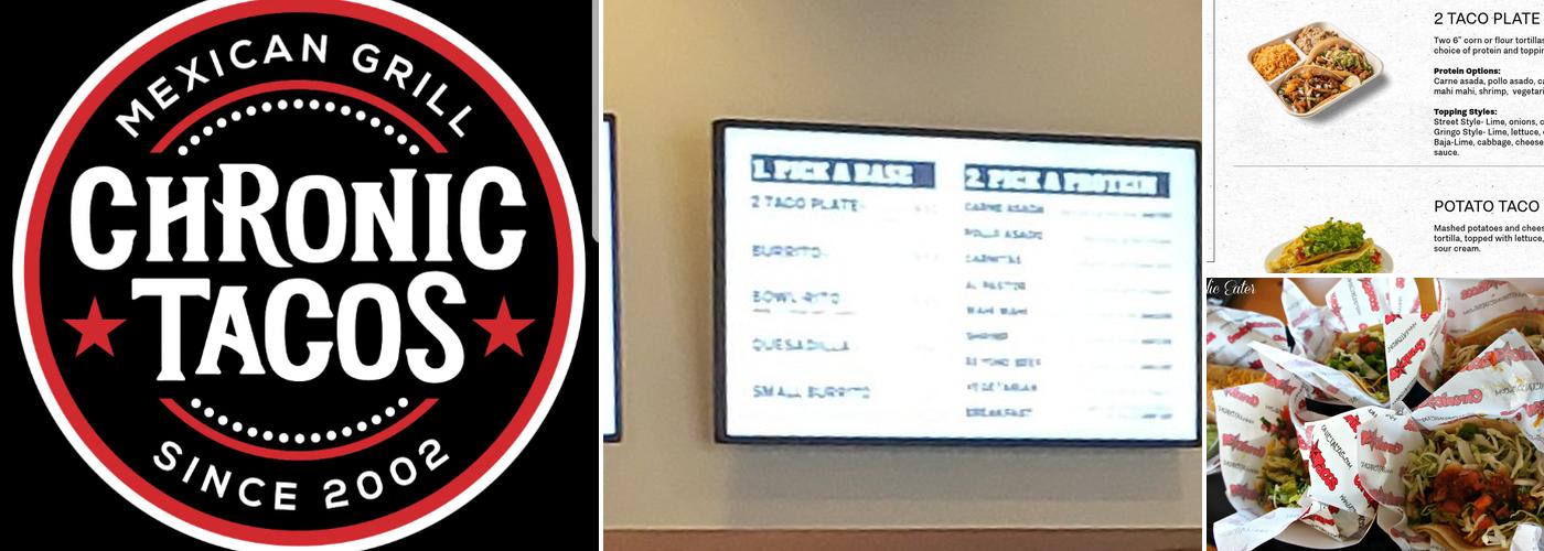 Chronic Tacos Menu