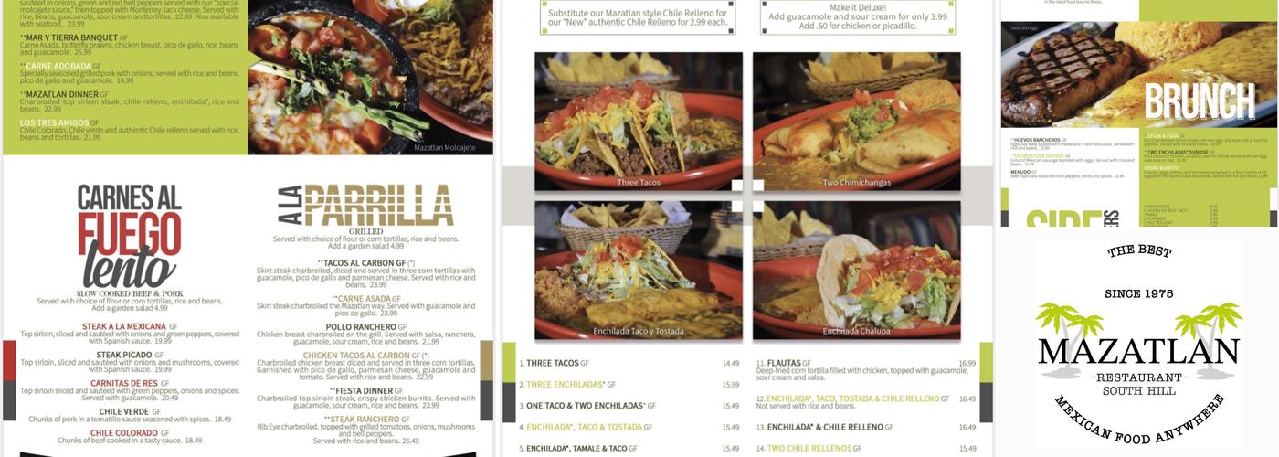 Mazatlan Restaurant South Hill Puyallup Menu